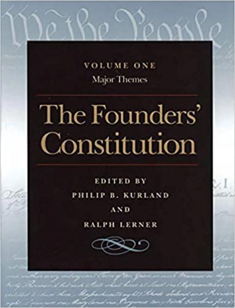 The Founders' Constitution. 5 vols.