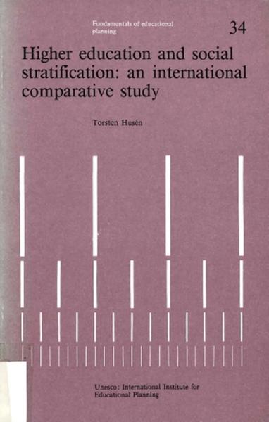Higher Education and Social Stratification: An International Comparative Study